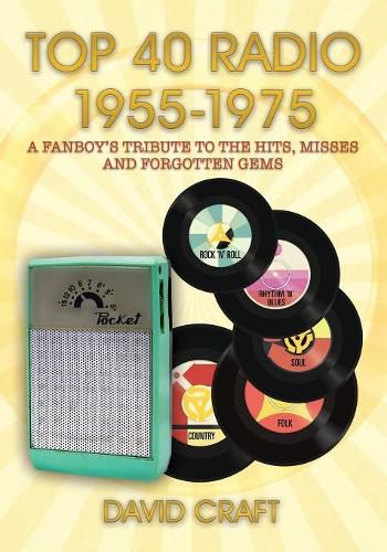 Cover image for Top 40 Radio 1955-1975: A Fanboy's Tribute to the Hits, Misses and Forgotten Gems