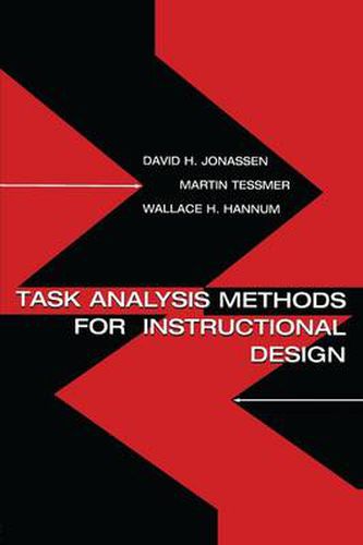 Cover image for Task Analysis Methods for Instructional Design