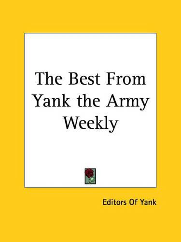 Cover image for The Best From Yank the Army Weekly