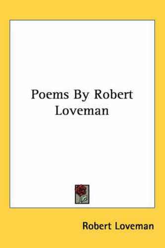 Cover image for Poems by Robert Loveman