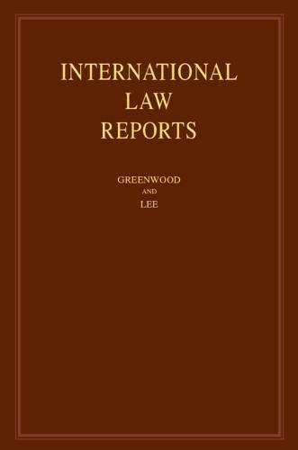 Cover image for International Law Reports: Volume 202