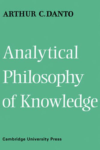 Cover image for Analytical Philosophy of Knowledge