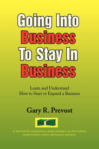 Cover image for Going Into Business to Stay in Business