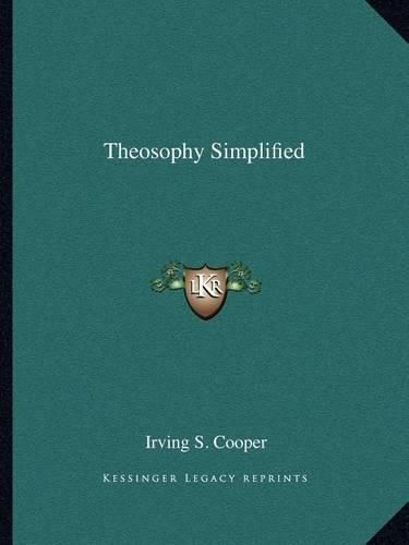 Cover image for Theosophy Simplified