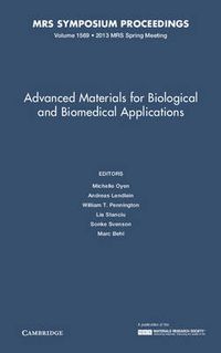 Cover image for Advanced Materials for Biological and Biomedical Applications: Volume 1569