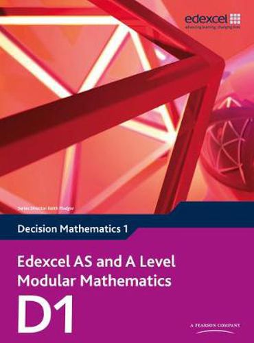 Cover image for Edexcel AS and A Level Modular Mathematics Decision Mathematics 1 D1