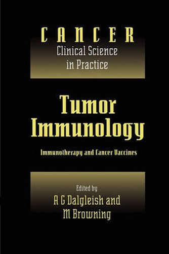 Cover image for Tumor Immunology: Immunotherapy and Cancer Vaccines