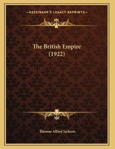 Cover image for The British Empire (1922)