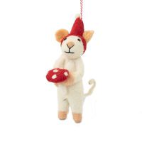 Cover image for Max Toadstool Mouse Felt Decoration