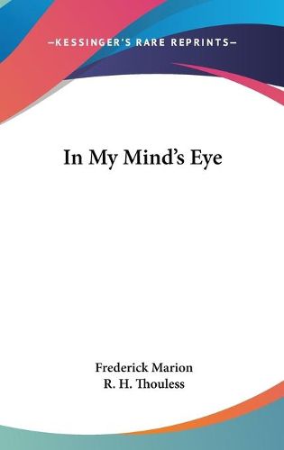 Cover image for In My Mind's Eye
