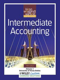 Cover image for Intermediate Accounting, Volume 1: University of Texas Dallas