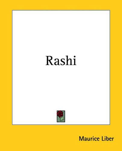 Cover image for Rashi