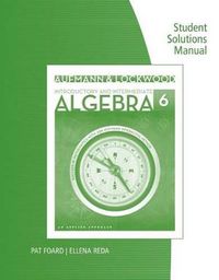 Cover image for Student Solutions Manual for Aufmann/Lockwood's Introductory and  Intermediate Algebra: An Applied Approach, 6th