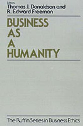 Cover image for Business as a Humanity