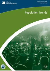 Cover image for Population Trends No 123, Spring 2006