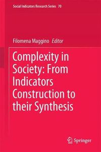 Cover image for Complexity in Society: From Indicators Construction to their Synthesis