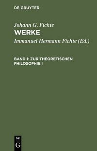 Cover image for Zur Theoretischen Philosophie I