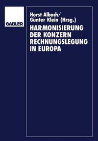 Cover image for Harmonisierung der Konzernrechnungslegung in Europa