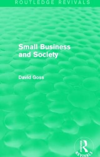 Cover image for Small Business and Society (Routledge Revivals)