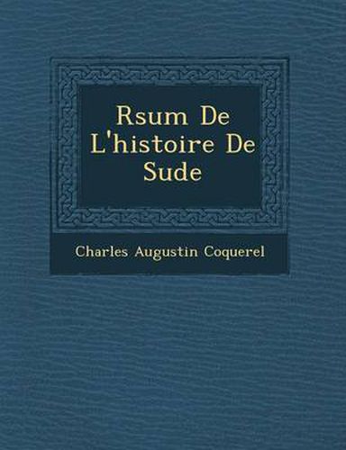 Cover image for R Sum de L'Histoire de Su de