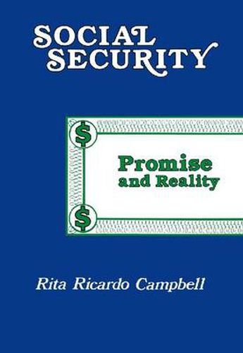 Cover image for Social Security: Promise and Reality