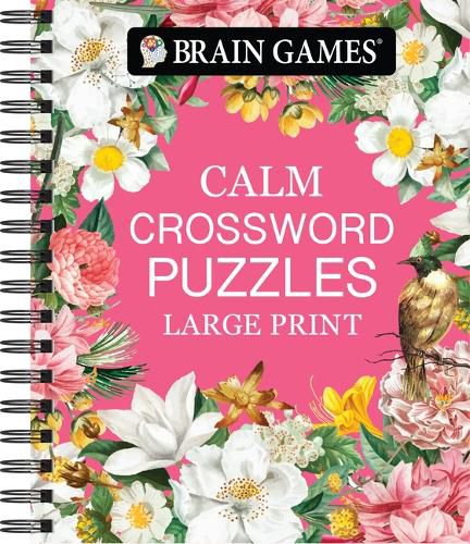 Cover image for Brain Games - Calm: Crossword Puzzles - Large Print