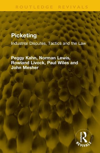 Cover image for Picketing