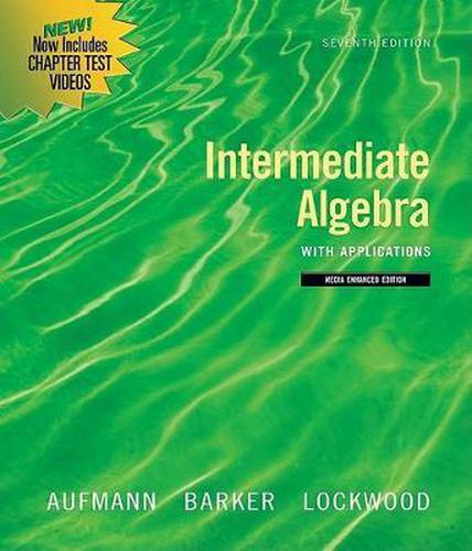 Cover image for Intermediate Algebra with Applications