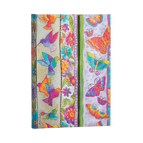 Cover image for Hummingbirds & Flutterbyes Unlined Hardcover Journal