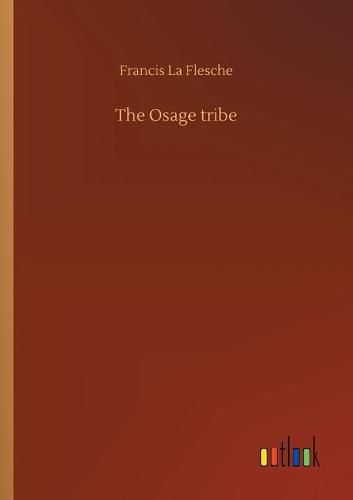 Cover image for The Osage tribe