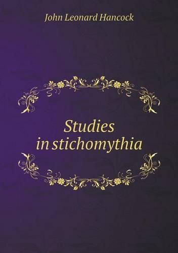 Studies in stichomythia