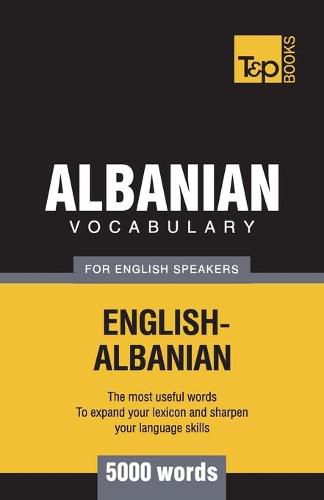 Cover image for Albanian vocabulary for English speakers - 5000 words