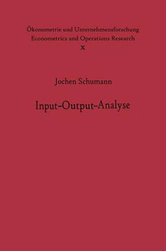 Cover image for Input-Output-Analyse