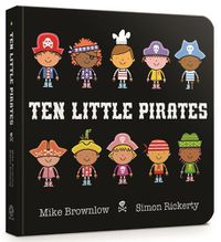 Cover image for Ten Little Pirates Board Book