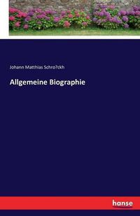 Cover image for Allgemeine Biographie