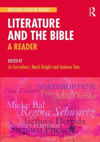 Cover image for Literature and the Bible: A Reader