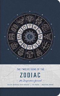 Cover image for The Twelve Signs of the Zodiac Hardcover Ruled Journal