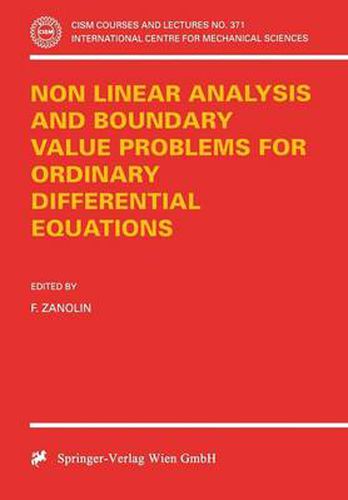 Cover image for Non Linear Analysis and Boundary Value Problems for Ordinary Differential Equations
