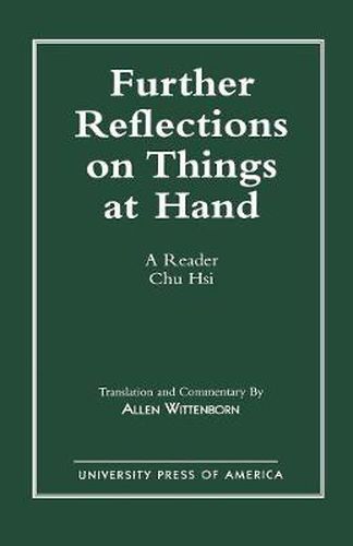 Cover image for Further Reflections on Things at Hand: A Reader