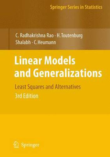 Cover image for Linear Models and Generalizations: Least Squares and Alternatives