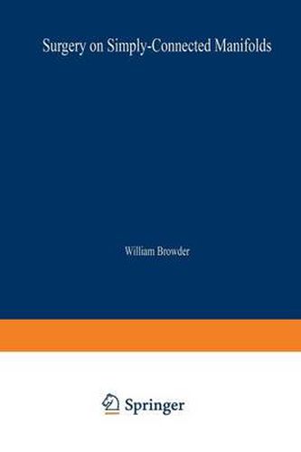 Cover image for Surgery on Simply-Connected Manifolds