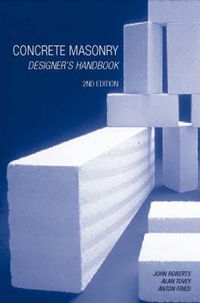 Cover image for Concrete Masonry Designer's Handbook