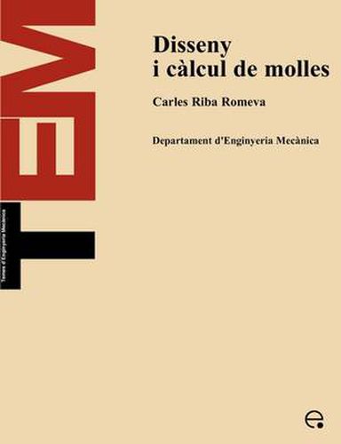 Cover image for Disseny I Calcul De Molles