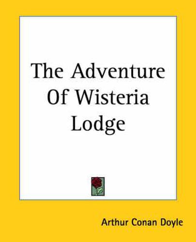 Cover image for The Adventure Of Wisteria Lodge