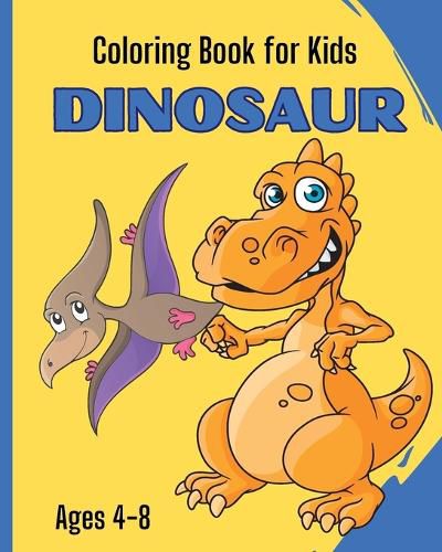 Cover image for DINOSAUR - Coloring Book for Kids