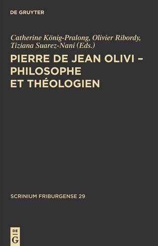 Cover image for Pierre de Jean Olivi - Philosophe Et Theologien