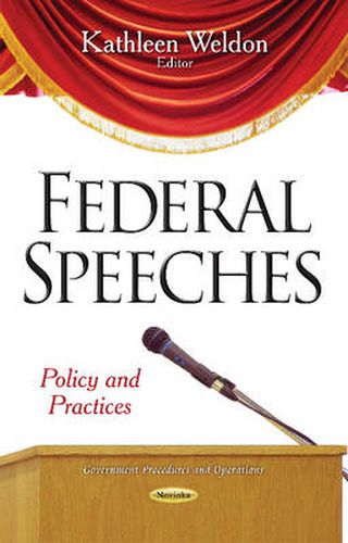 Cover image for Federal Speeches: Policy & Practices