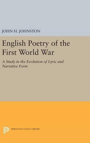 Cover image for English Poetry of the First World War