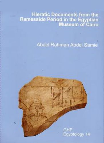 Cover image for Hieratic Documents from the Ramesside Period in the Egyptian Museum of Cairo