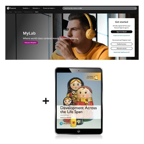 Cover image for Development Across the Life Span, Global Edition -- MyLab Psychology with Pearson eText